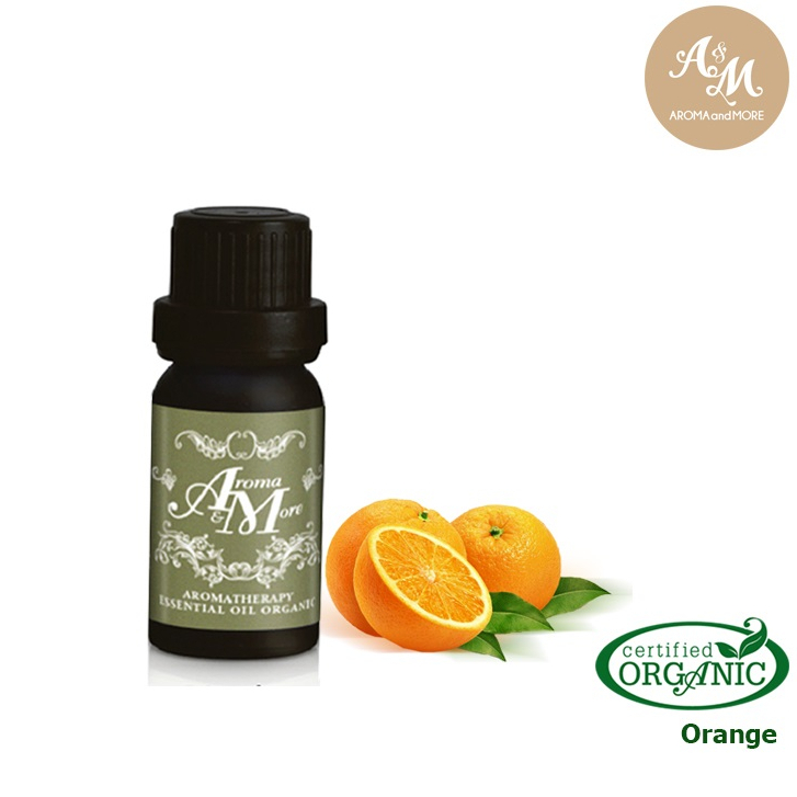 Aroma&More  Orange sweet Certified Organic 100% / น้ำหอมระเหยส้ม ออร์แกนิค 100% / South Africa 10/30ML