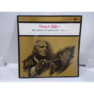 1LP Vinyl Records แผ่นเสียงไวนิล Porno Walter BRAHMS: SYMPHONY NO. 4  (J22B54)