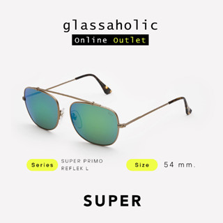 [ลดแรง] แว่นกันแดด SUPER by RETROSUPERFUTURE รุ่น SUPER PRIMO REFLEK L ทรงนักบิน น้ำหนักเบา ใส่สบาย