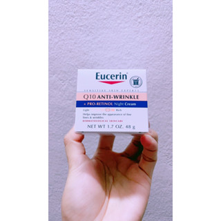 Eucerin Q10 Anti-Wrinkle Face Night Cream ขนาด 48g.