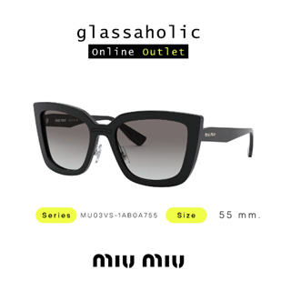 [ลดกระหน่ำ] แว่นกันแดด Miu Miu รุ่น MU03VS ทรง Cat Eye ดีไซน์วัยรุ่น