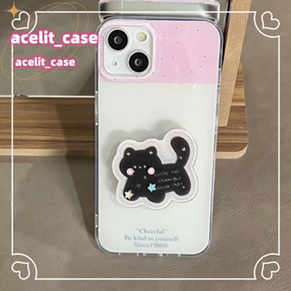 ❤️ส่งของขวัญ❤️ เคสไอโฟน 11 12 13 14 Pro Max แมว การ์ตูน กราฟฟิตี สไตล์คู่รัก ความนิยม Case for iPhone สไตล์วรรณศิลป์