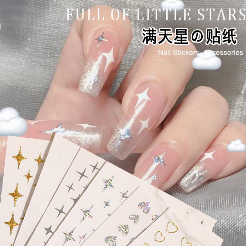 สติกเกอร์โฮโลแกรม รูปดอกทิวลิป 3 มิติ กันน้ํา สําหรับตกแต่งเล็บ DIY สติีกเกอร์ติดเล็บ