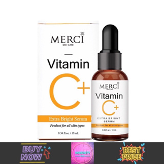 Merci Vitamin C Extra Bright Serum เมอร์ซี่ วิตามินซี เอ็กซ์ตร้า ไบร์ท เซรั่ม (10ml.)