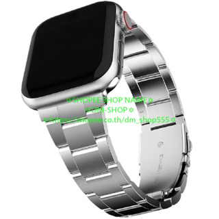 💚DM-SHOP💚จSMART WATCH IWATCH 38/40/41MM 42/44/45/49MM STRAP Stainless steel สมาร์ทโฟน คุณภาพดี สายตกแต่งนาฬิกา