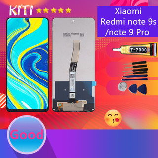 For Xiaomi Redmi Note 9 Pro/Note 9s อะไหล่หน้าจอพร้อมทัสกรีน หน้าจอ LCD Display Touch Screen For Xiaomi Redmi Note 9 pro