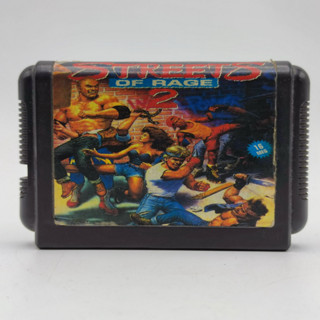 BARE KNUCKLE II 2 [bootleg] Mega Drive [MD] ตลับก๊อป เล่นได้ สภาพปานกลาง