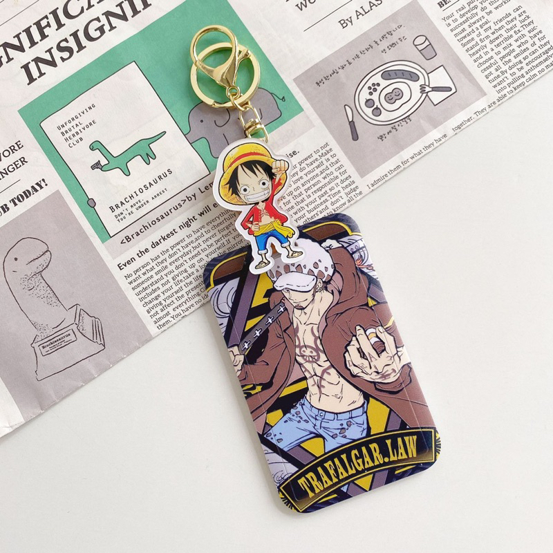 พร้อมส่งที่ใส่บัตรพนักงาน บัตรนักเรียนนักศึกษา คีการ์ดลายโจรสลัด กำปั้นลูฟี่ โซโลและช๊อปเปอร์ ลายน่ารักคมชัด ราคา ถูกที่สุด ดีลบีเคเค แกลเลอรีภาพที่ 5