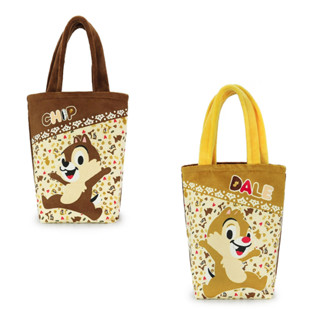 Disney ลิขสิทธิ์แท้ กระเป๋าใส่แก้ว Chip / Dale : FUNNY