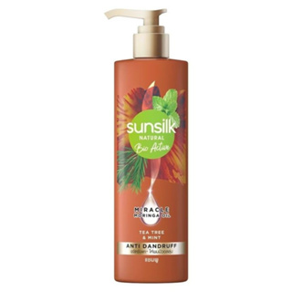 SUNSILK Natural Anti Dandruff Shampoo380 ml. ซันซิล เนเชอรัล แอนตี้ แดนดรัฟ แชมพู ขจัดรังแค