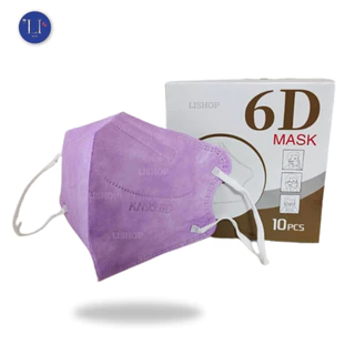แมสหน้าเรียว 6D สายดำ และสายขาว ( สำหรับผู้ใหญ่ )