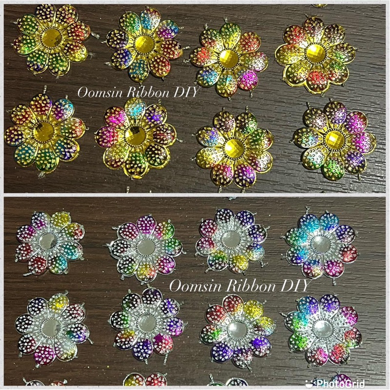 มาใหม่ สังวาลย์เหลือบสี ขนาด 28 มม. แพ็คละ 50 ชิ้น