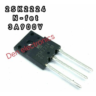 2SK2224  3A900V TO247  MOSFET N-Fet มอสเฟต ทรานซิสเตอร์ สินค้าพร้อมส่ง