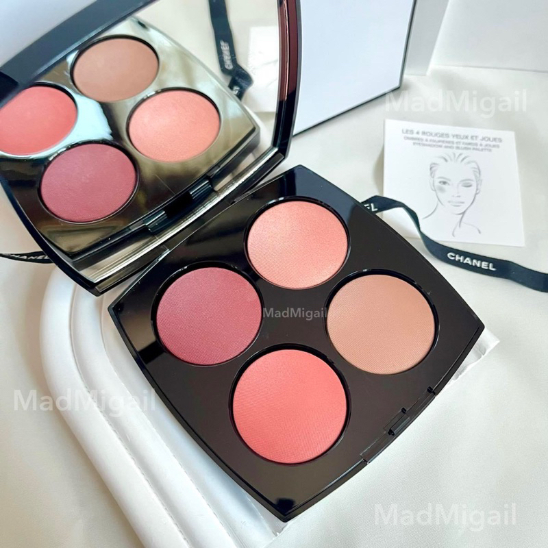 CHANEL LES 4 ROUGES YEUX ET JOUES Eyeshadow and Blush Palette (limited edition)