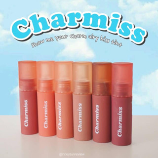 ♦️ร้านค้าจัดส่งไว♦️ ลิป Charmiss Show Me Your Charm Airy Kiss Tint 6 สี ลิปแมทท์ ลิปสติก ลิปซอง Matte Lip&amp;Cheek ติดทน