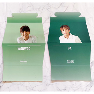 การ์ด Portrait Desktop Stand ของแท้ จาก อัลบั้ม SEVENTEEN - TEEN, AGE Album พร้อมส่ง Kpop Card Wonwoo DK