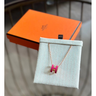 new.necklace.h.size.regularชมพูเข้มโรส