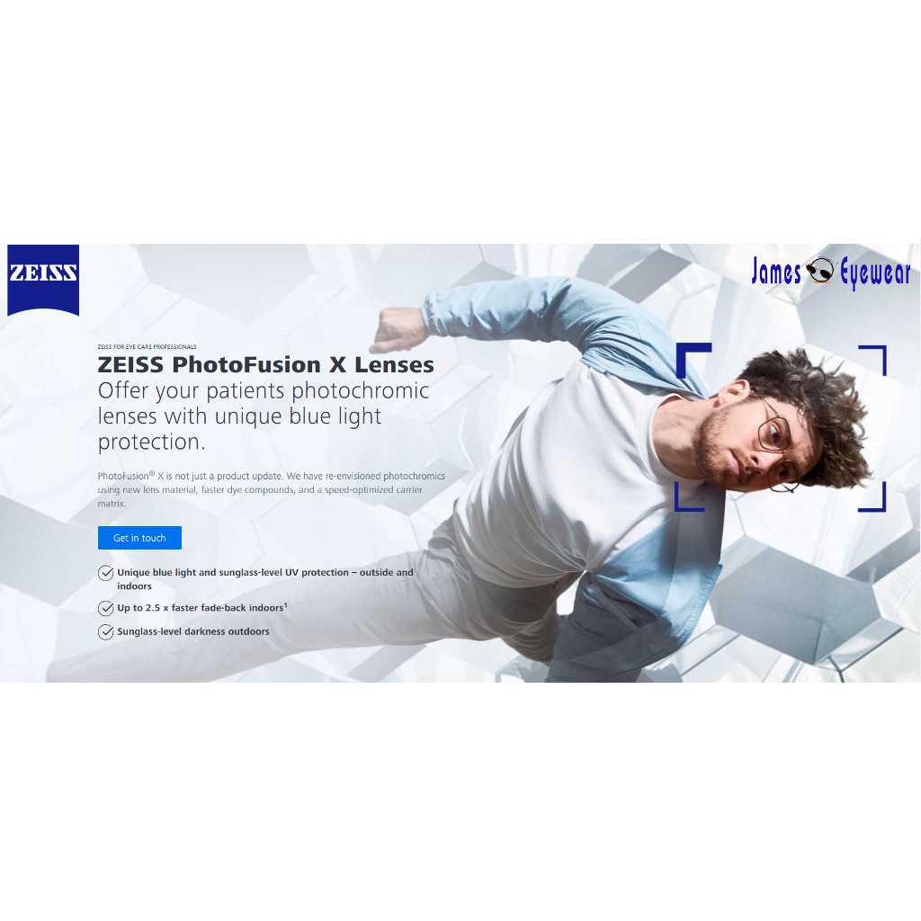 เลนส์แว่นตา Zeiss รุ่น ClearView PhotoFusion X เปลี่ยนสีออโต้ที่เปลี่ยนสีได้เร็วขึ้นกว่าเดิม2.5 เท่าคุณภาพสูงจาก Germany