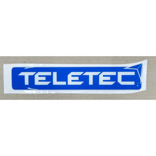 สติ๊กเกอร์ "TELETEC" F-Series แท้ TIS 129-0