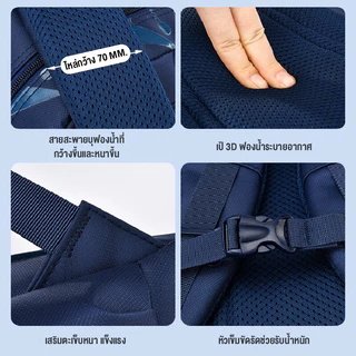 กระเป๋าสะพายหลัง กระเป๋านักเรียน เป้นักเรียนสไตล์ตู้เย็นด้านข้าง สำหรับเด็กนักเรียน กระเป๋าสะพายไปโรงเรียน พร้อมส่ง