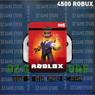 Roblox Gift Card 4500 Robux