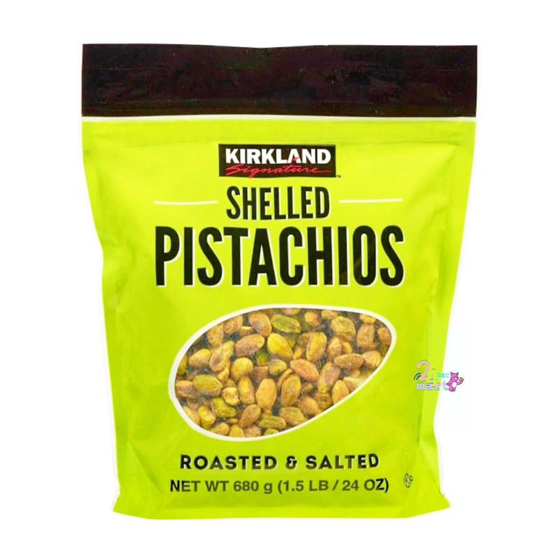 Made in USA 🇺🇸 ถั่วพิสตาชิโอ แบบแกะเปลือก Kirkland Signature Pistachios 680g