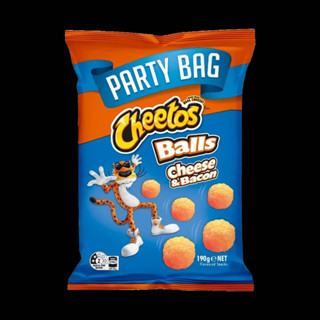 Cheetos Balls Cheese &amp; Bacon ชีโตส USA ขนม ขนมขบเคี้ยว ขนมข้าวโพด 135 g