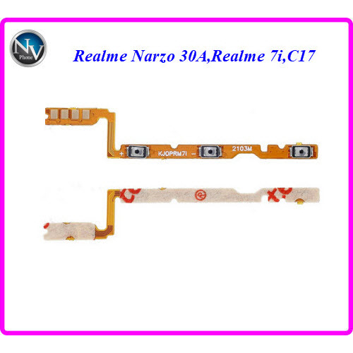 สายแพรชุด ปิด-เปิดเครื่อง Pwr.On-Off+Vol. Oppo Realme Narzo 30A,RMX3171, Realme 7i,RMX2103, Realme C