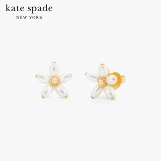 KATE SPADE NEW YORK FRESH SQUEEZE PEARL FLOWER STUDS KC874 ต่างหู