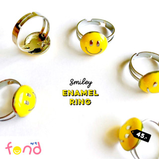 💍แหวนปรับขนาดได้จี้หน้ายิ้ม🙂smiley ring