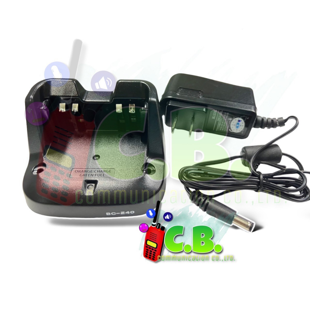 ชาร์จเจอร์ ICOM IC-86FX,IC-V86,IC-V86T,IC-G86 (รหัส BC-240)