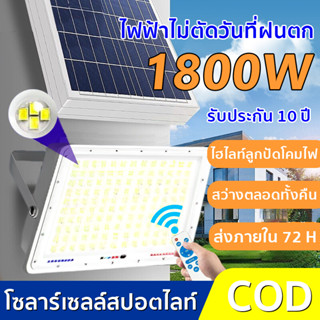 ไฟโซล่าเซลล์ 1500W โซล่าเซลล์สปอตไลท์ ไฟ LED ไฟโซล่าเซล โคมไฟโซล่าเซล Solar Light ไฟโซลาร์เซลล์ ไฟสปอตไลท์