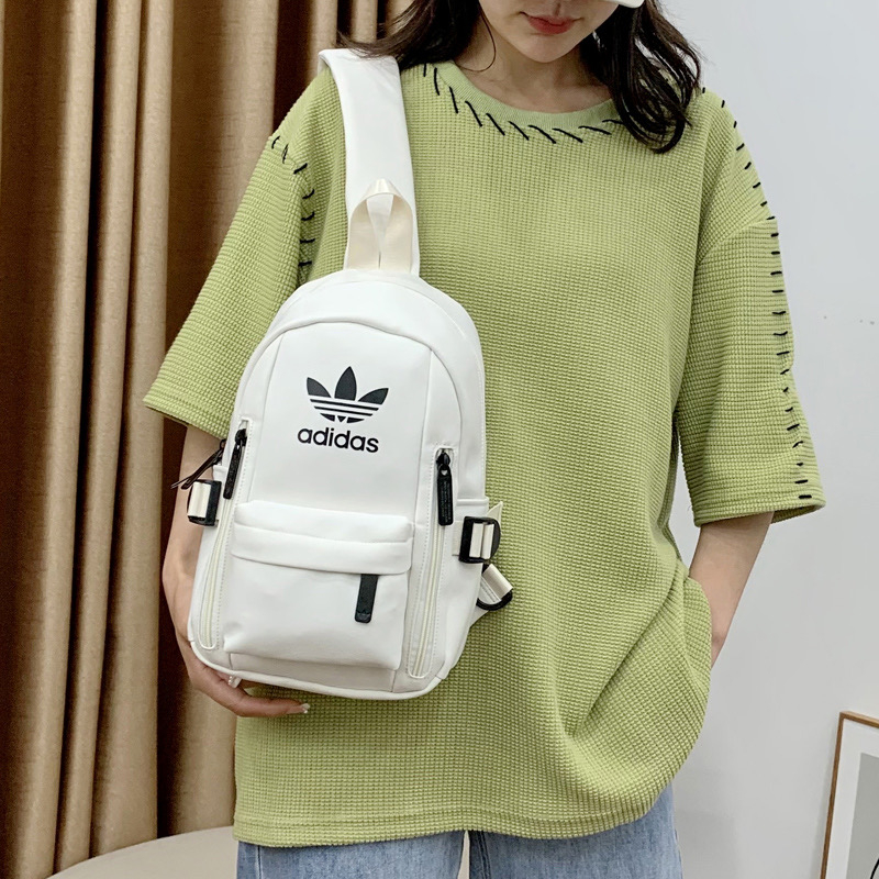 Adidasคุณภาพสูงกระเป๋าสะพาย กระเป๋ากีฬาลำลองผู้ชายและผู้หญิงกระเป๋าคาดหน้าอก