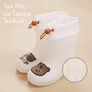 (พร้อมส่ง) รองเท้าบูทสั้นกันฝน สำหรับเด็ก ไซส์เล็ก 700