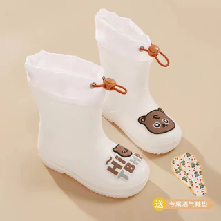 (พร้อมส่ง) รองเท้าบูทสั้นกันฝน สำหรับเด็ก ไซส์เล็ก 700