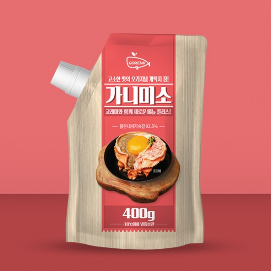 Kanimiso 92.5% สุดคุ้ม มันปูหิมะแท้นำเข้าจากเกาหลีตรา Goremi 400g