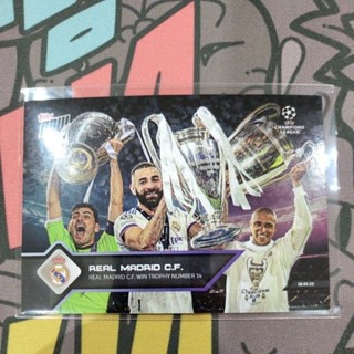 Topps NOW 2022 ฉลองการได้แชมป์ UCL ครบ 14 สมัย