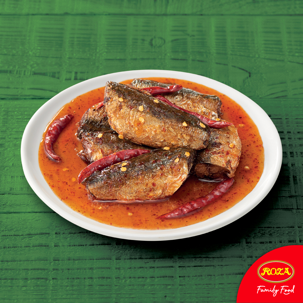 โรซ่า ปลากระป๋อง ปลาแมคเคอเรลทอดราดพริก ขนาด 140 กรัม แพ็ค 4 กระป๋อง - รูปที่ 3