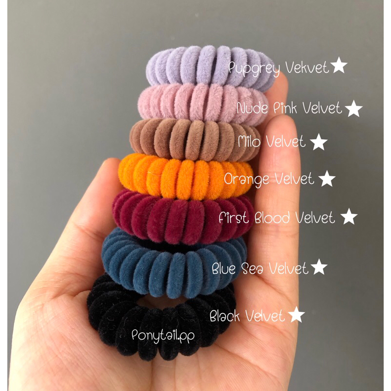 ยางรัดผม Good eve’ing hairring🦄 แท้ 💯(โทนสีกำมะหยี่)