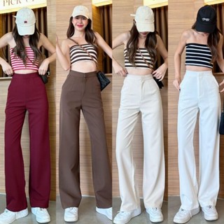 (T.) Classic Pants กางเกงตะขอหน้ากระบอกกลาง