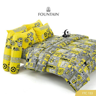 Fountain ชุดผ้าปูที่นอน (รวมผ้านวม) มินเนี่ยน Minions FTC133