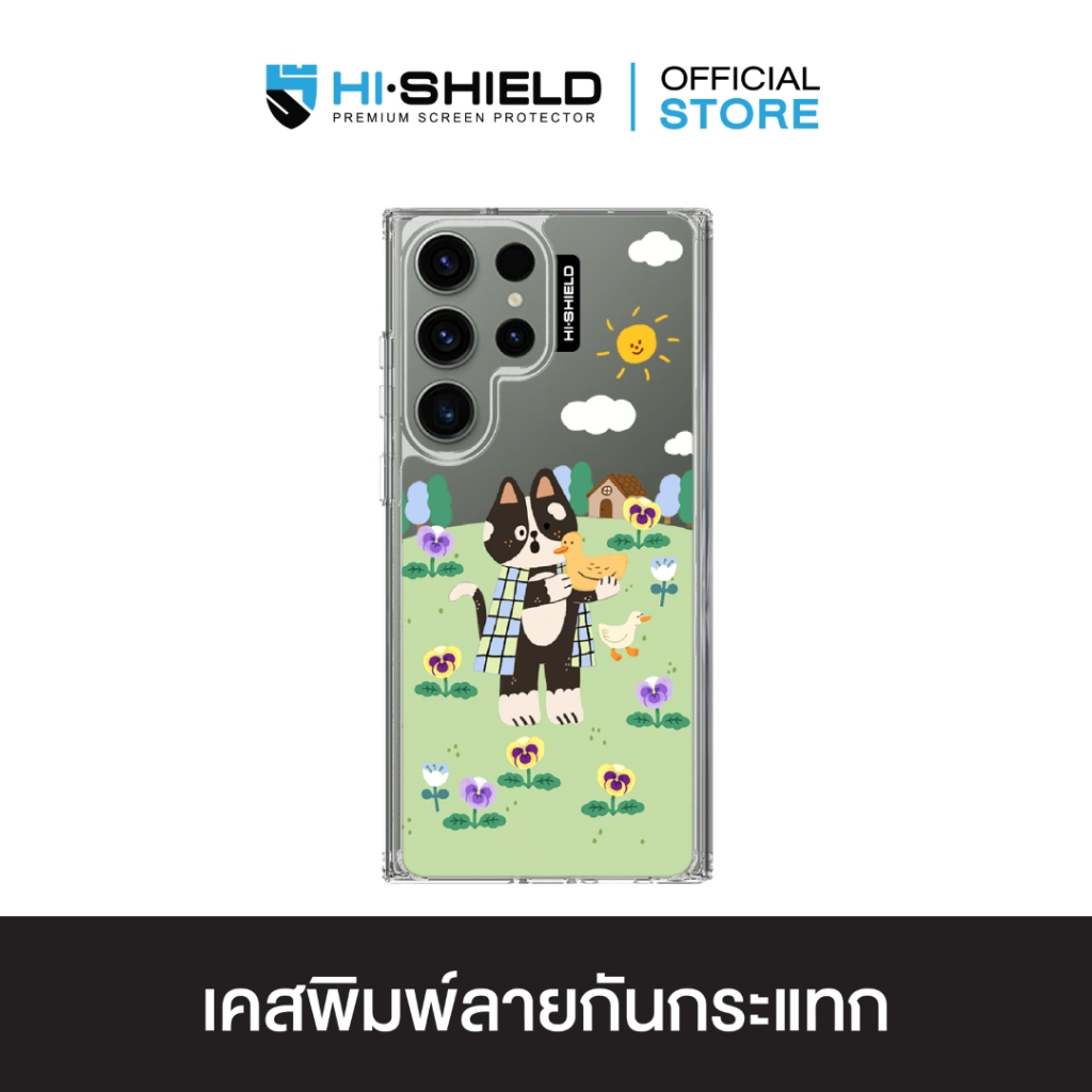 [S25ultra,S24ultra,S23ultra] HI-SHIELD เคสใสกันกระแทก Samsung S23ultra รุ่น Quack1