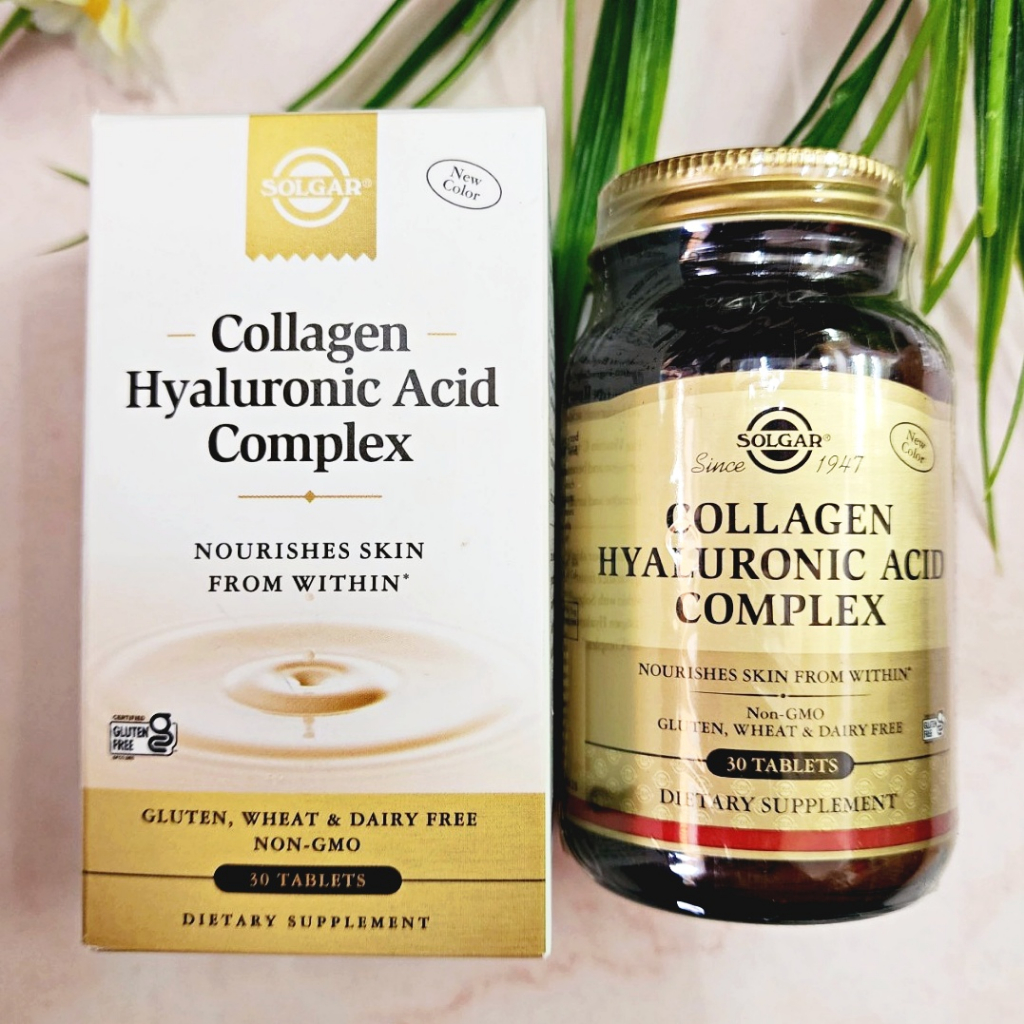 [Solgar®] Collagen Hyaluronic Acid Complex 30 Tablets คอลลาเจน