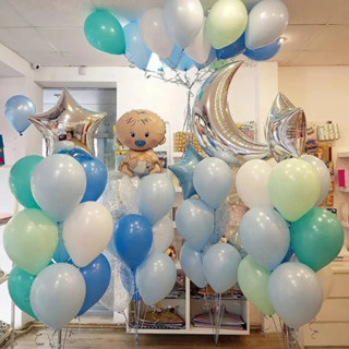 ลูกโป่งเด็กชาย baby boy ลูกโป่งแรกเกิด ลูกโป่งทารก ลูกโป่งวันเกิด Baby shower balloons ลูกโป่งเด็กผู้ชาย