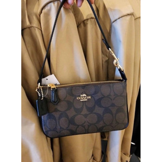 NOLITA 19 IN SIGNATURE CANVAS (COACH C3308) GOLD/BROWN BLACK