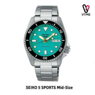 SEIKO 5 SPORTS Mid-Size รุ่น SRPK33K1 (Tiffany Blue)