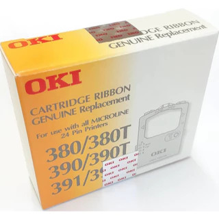 ตลับผ้าหมึก OKI RIBBON ML-390/380/391 ตลับผ้าหมึกดอทเมตริกซ์สีดำเข้ม คมชัด