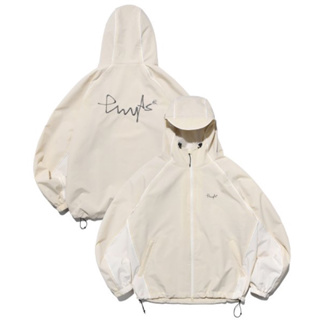 พรีออเดอร์ PHYPS รุ่น PIPING SIGN LOGO HOODIE JACKET IVORY