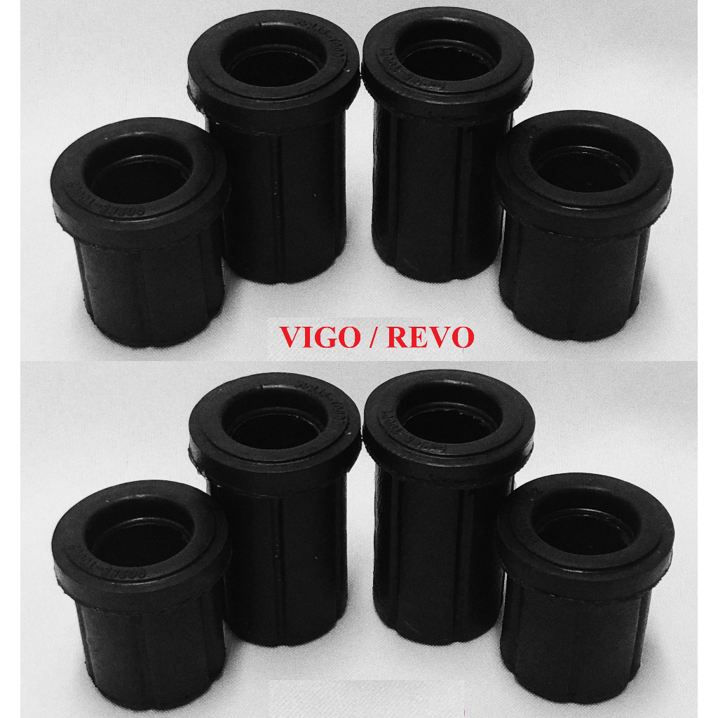 8 ชิ้น  ยางหูแหนบหลัง  เสริมผ้าใบ Toyota Vigo / REVO ( สั้น 4 / ยาว 4 ) โตโยต้า วีโก้/ รีโว่