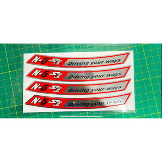 สติกเกอร์ ติดล้อแม็กซ์N5SE 4ล้อ *3M*